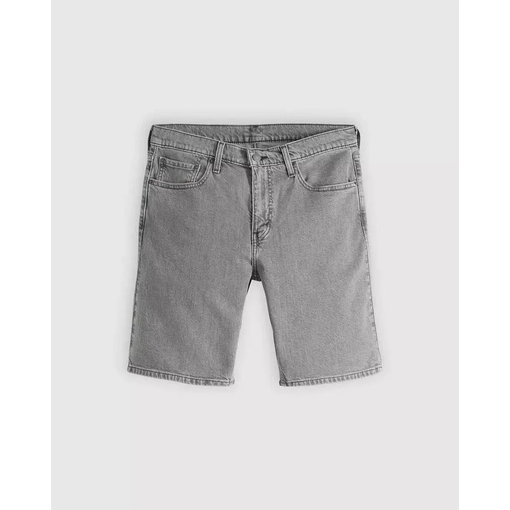 NEW Levis 405 Standard 10in Mens Shorts Grey Denim Stretch Greyscale 30x10